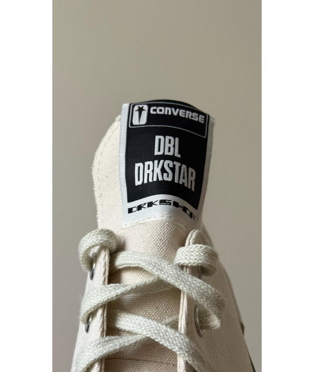 RICK OWENS DRKSHDW Белые кеды, фото 9
