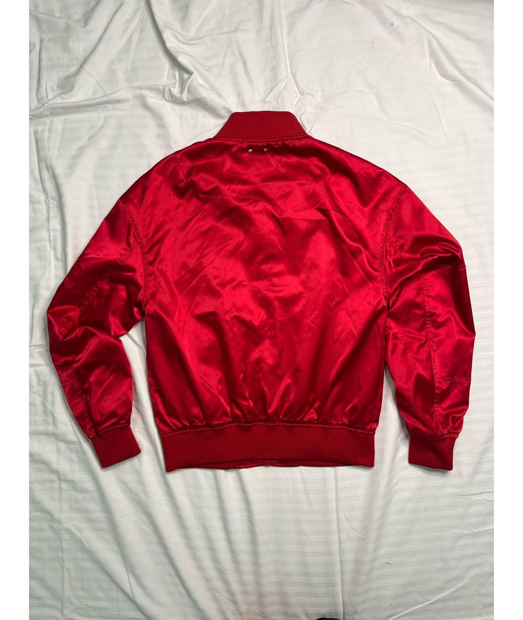 CALVIN KLEIN Красная полиамидовая куртка, фото 2