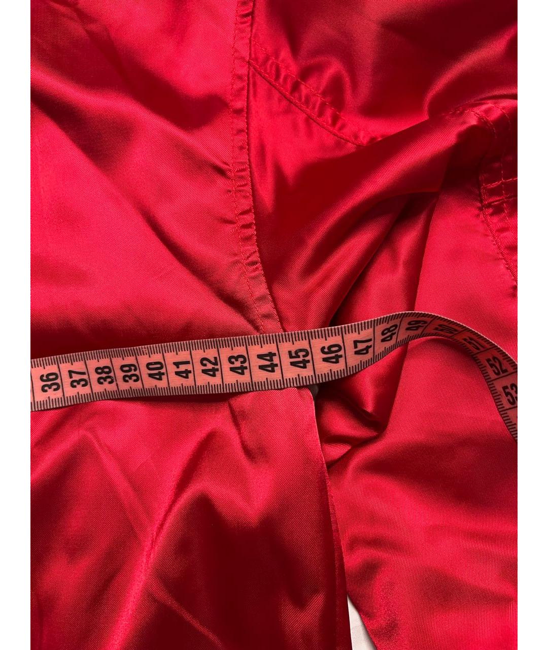 CALVIN KLEIN Красная полиамидовая куртка, фото 6
