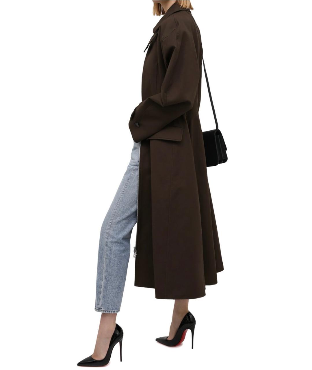 CHRISTIAN LOUBOUTIN Антрацитовые туфли из лакированной кожи, фото 3