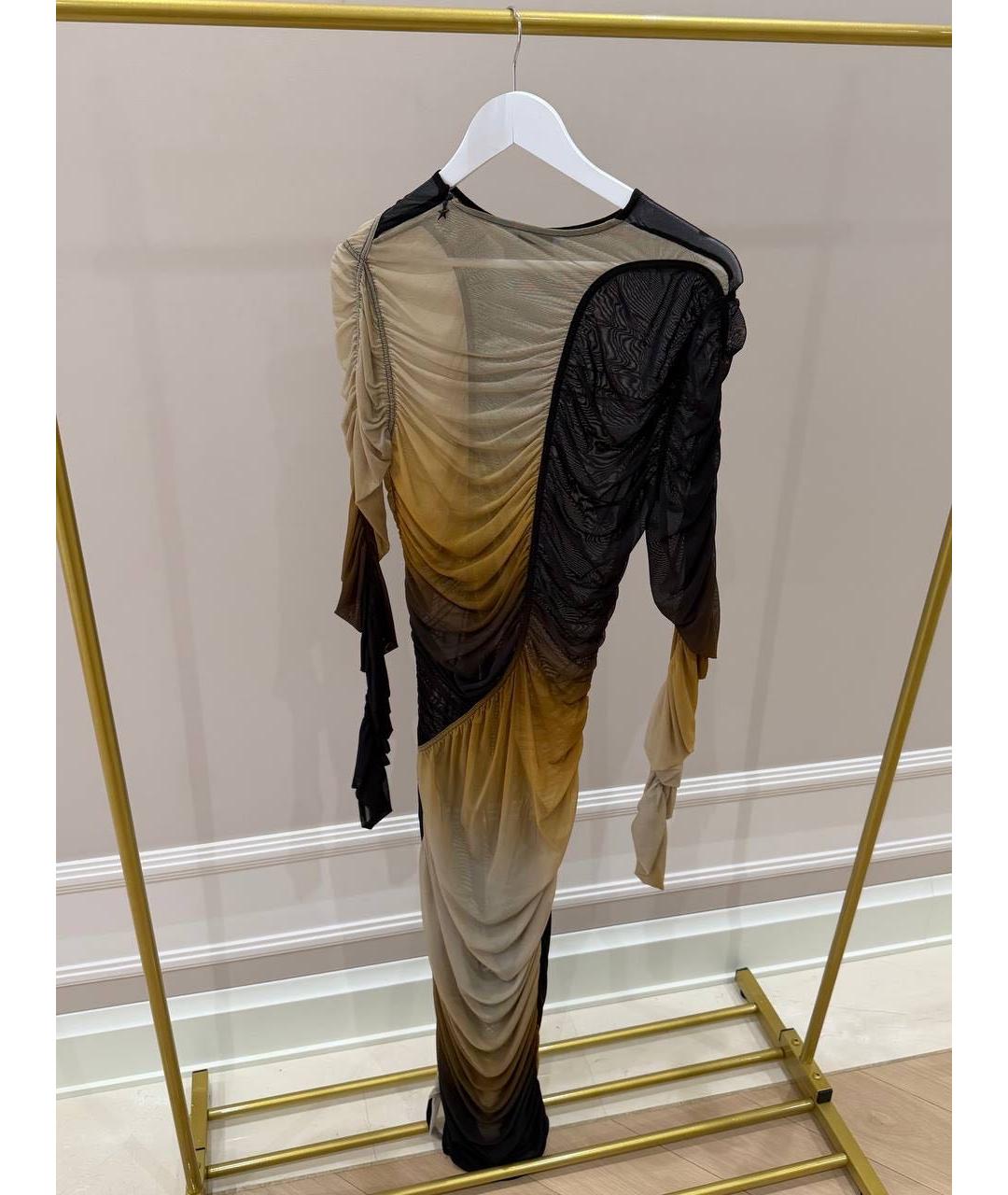MUGLER Черное коктейльное платье, фото 3