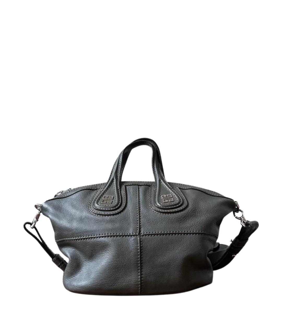 GIVENCHY Зеленая кожаная сумка тоут, фото 1