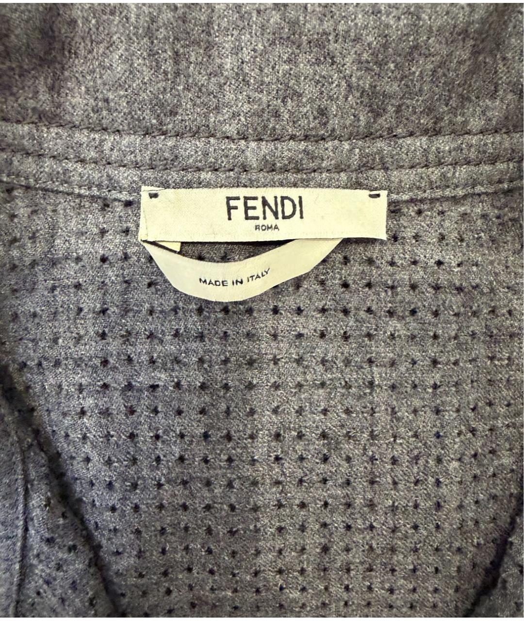 FENDI Антрацитовый шерстяной костюм с юбками, фото 6