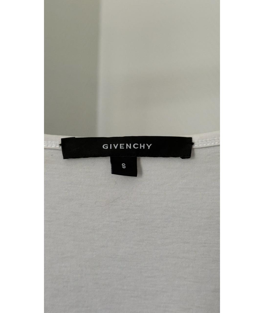 GIVENCHY Белая майка, фото 9