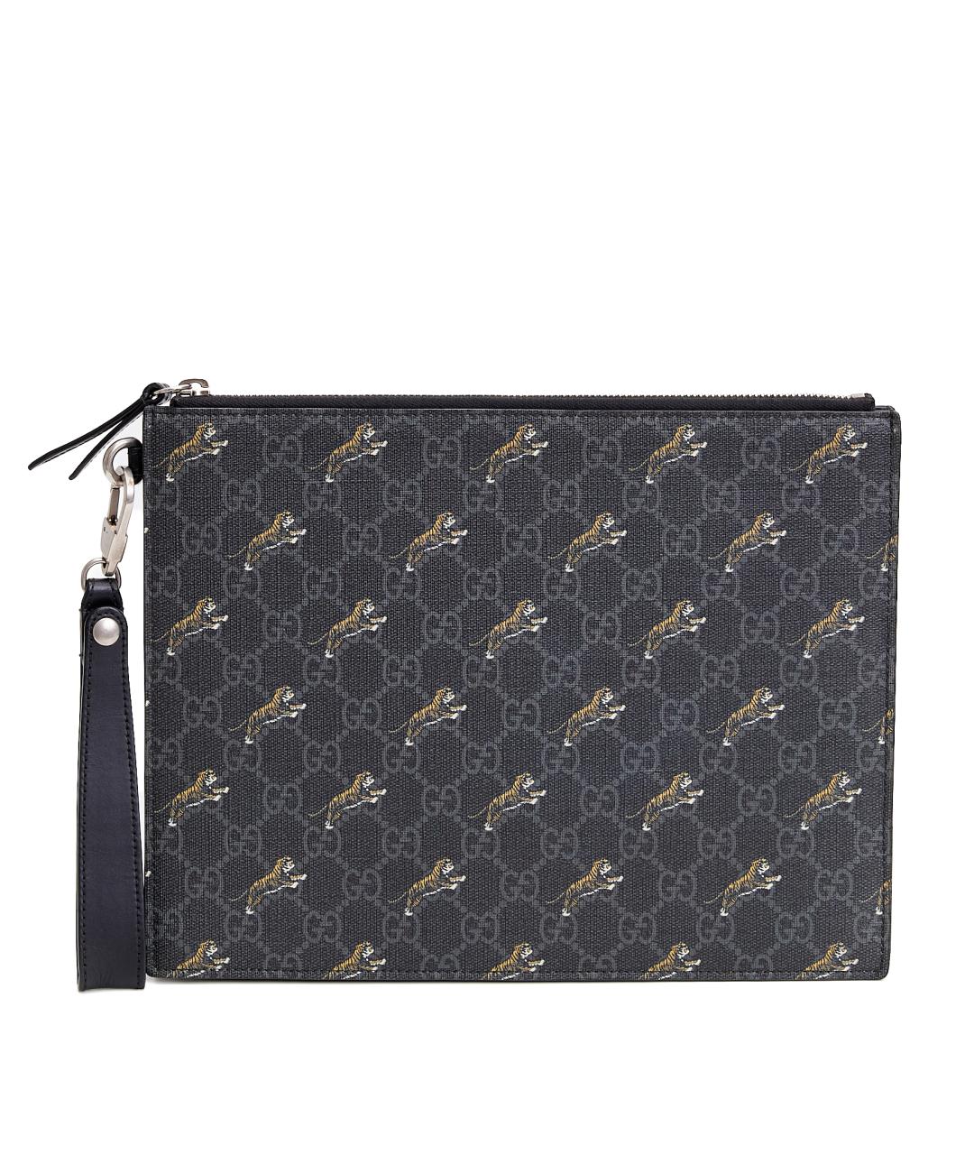 GUCCI Черная канва папка для документов, фото 1