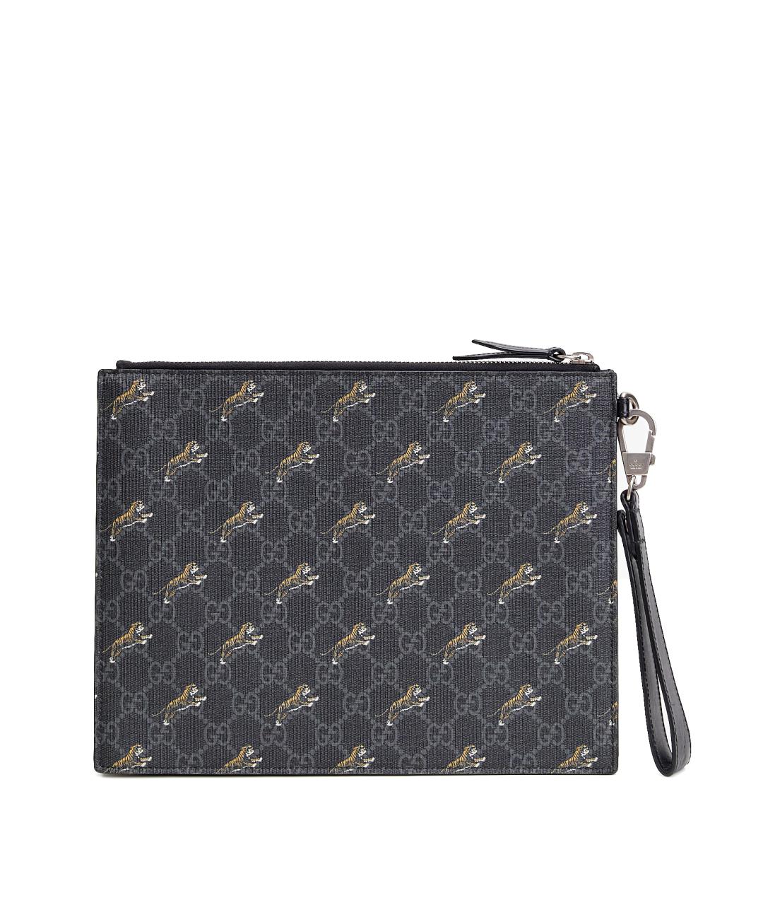 GUCCI Черная канва папка для документов, фото 2
