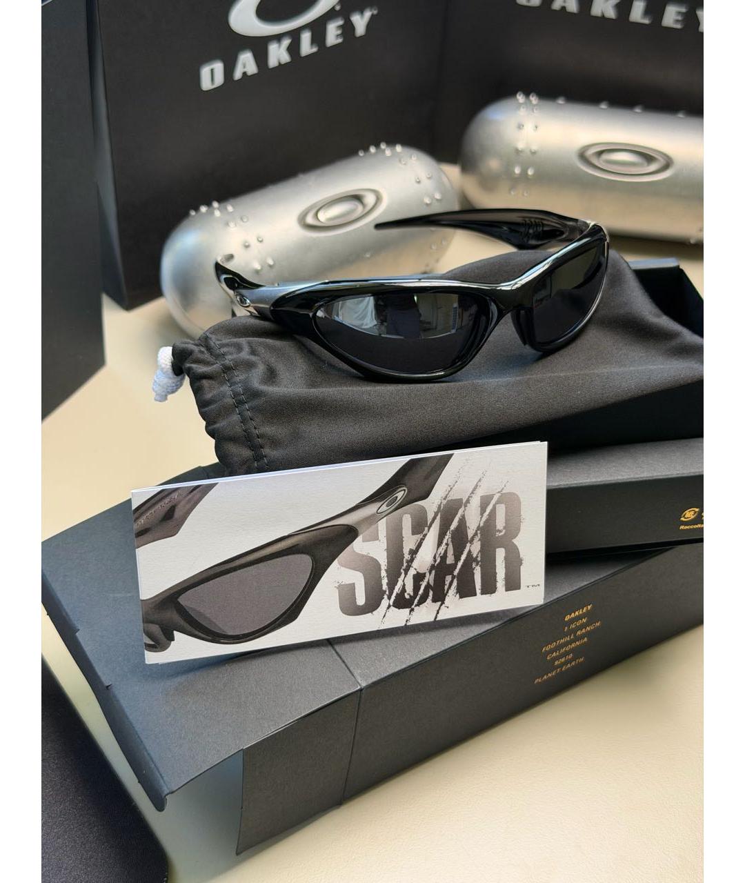 OAKLEY Черные пластиковые солнцезащитные очки, фото 6