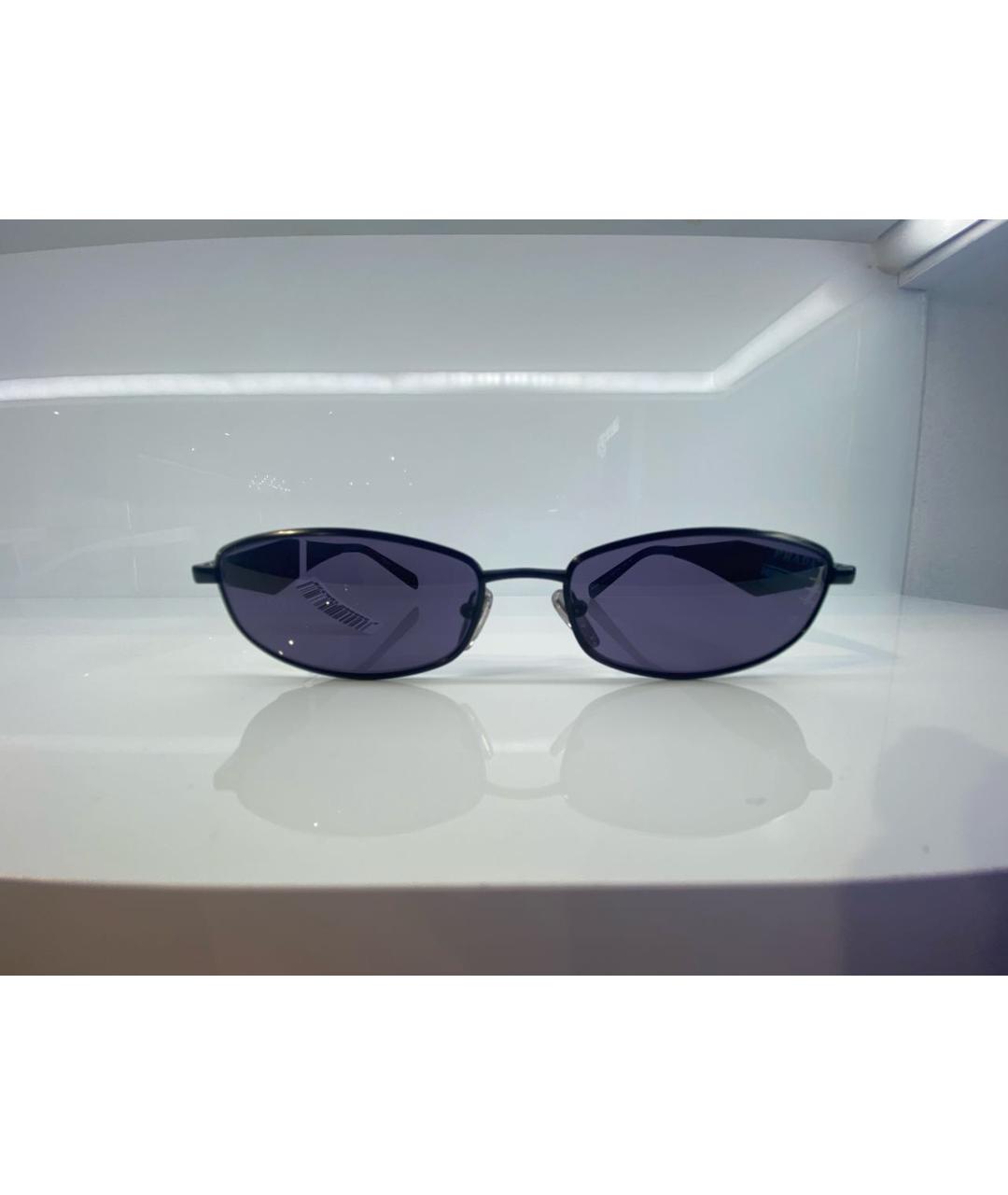 PRADA Черные металлические солнцезащитные очки, фото 4