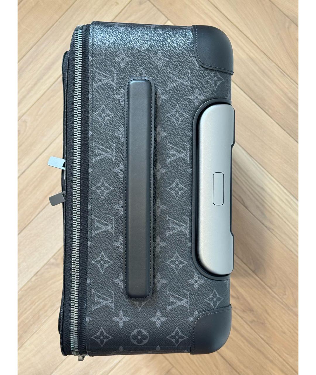 LOUIS VUITTON Черный чемодан, фото 6
