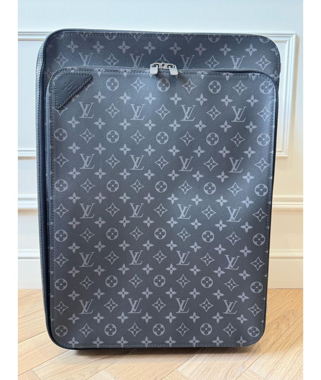 LOUIS VUITTON Черный чемодан, фото 2