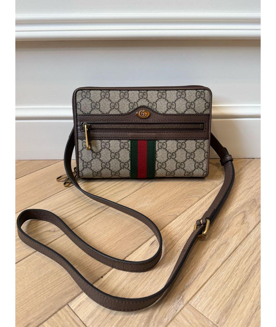 GUCCI Бежевая сумка через плечо, фото 9