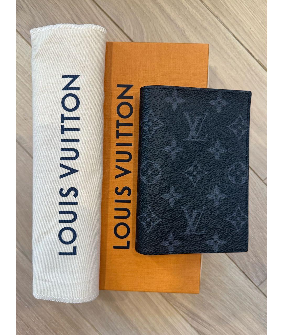 LOUIS VUITTON Черный кардхолдер, фото 9
