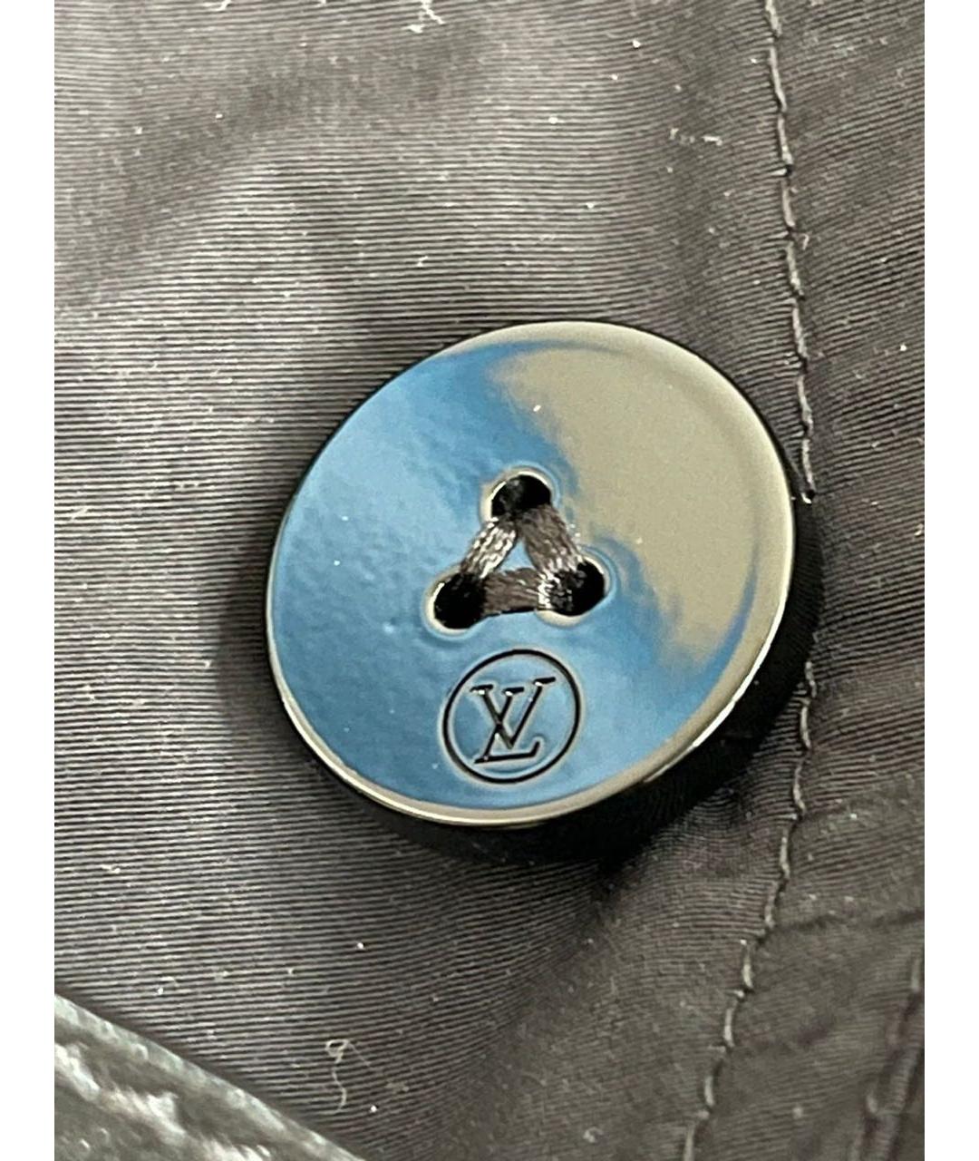 LOUIS VUITTON Черная полиэстеровая куртка, фото 7