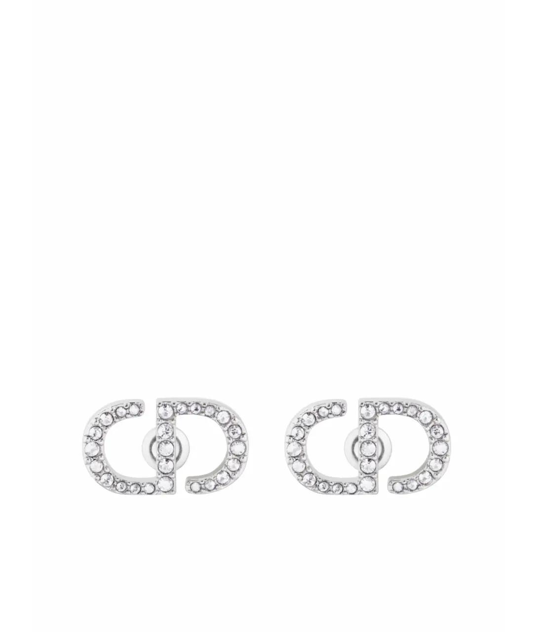 CHRISTIAN DIOR Серебряные латунные серьги, фото 1