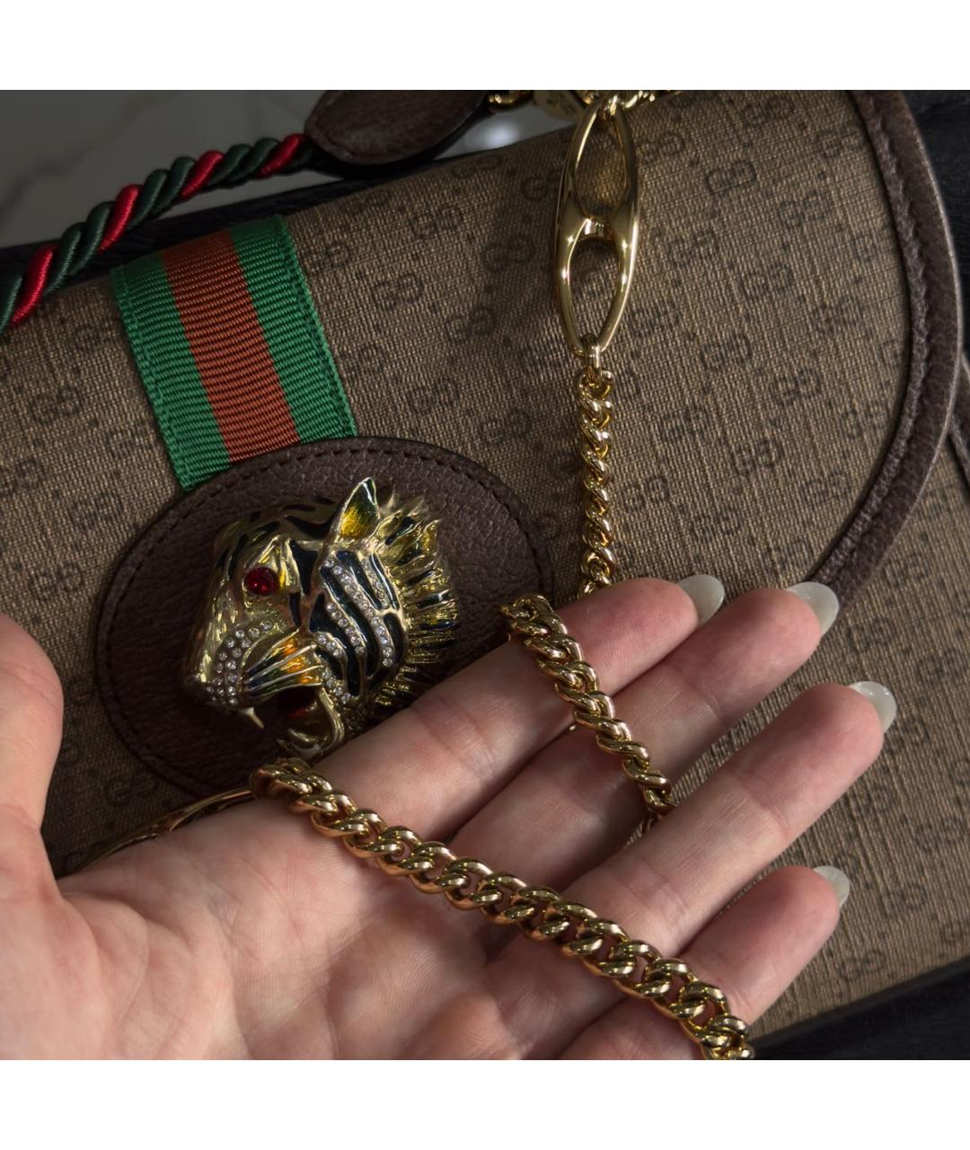 GUCCI Кожаная сумка через плечо, фото 6