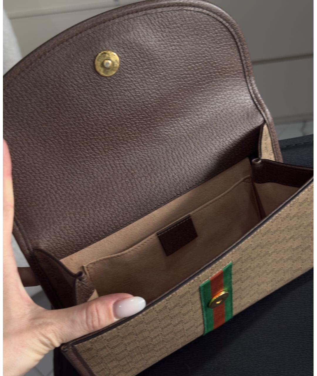 GUCCI Кожаная сумка через плечо, фото 8
