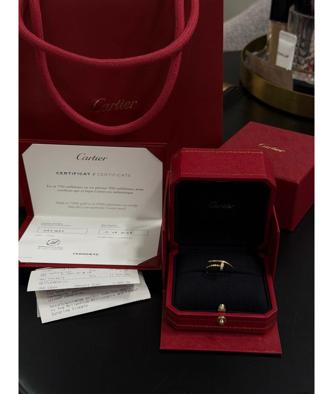 CARTIER Золотое кольцо из желтого золота, фото 4