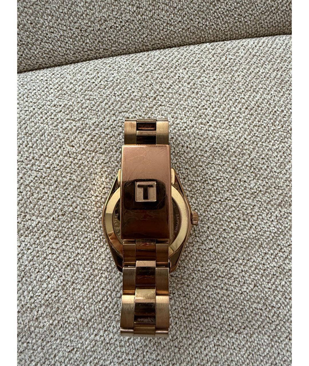 TISSOT Золотые жемчужные часы, фото 2