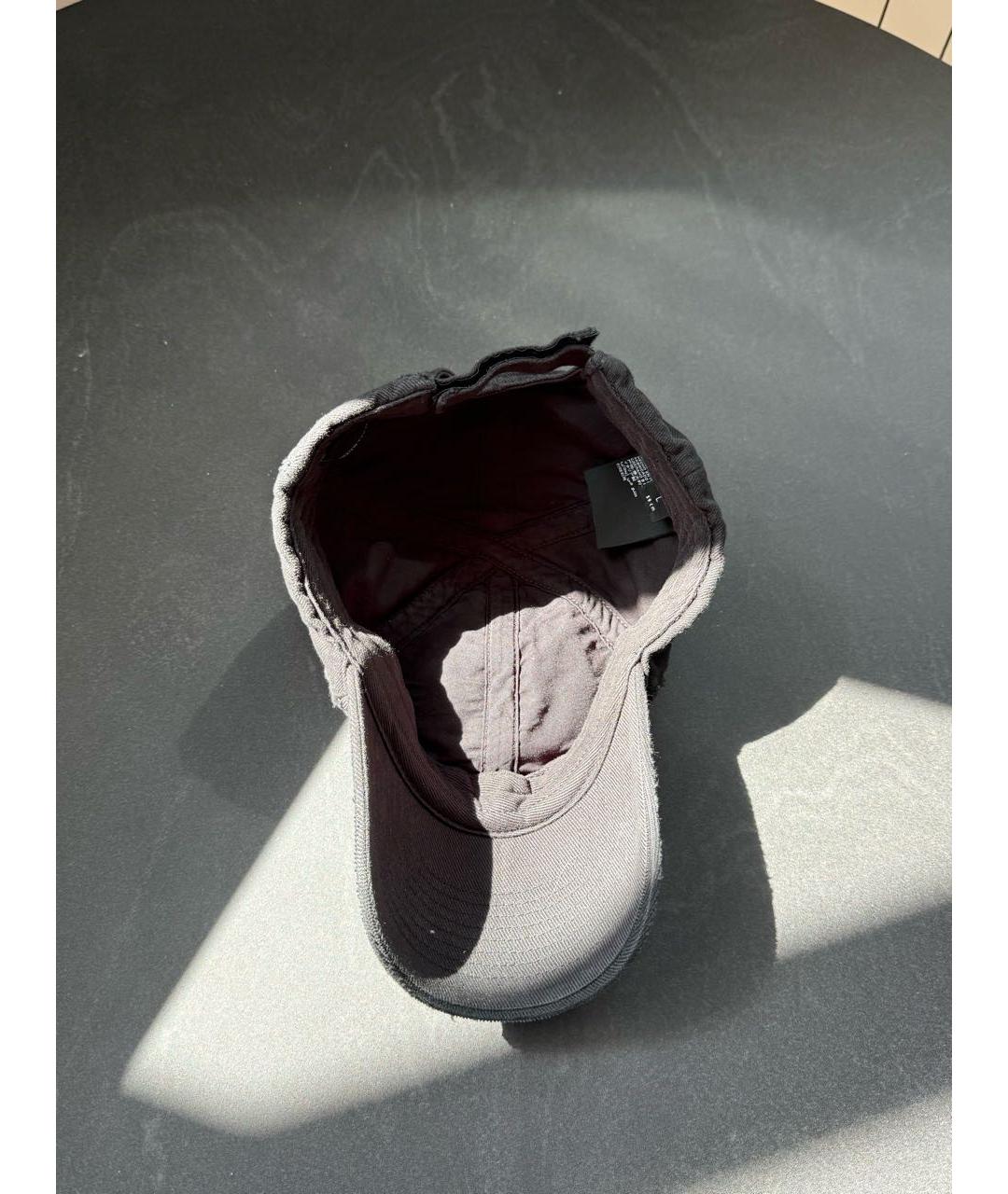 BALENCIAGA Черная хлопковая кепка, фото 7