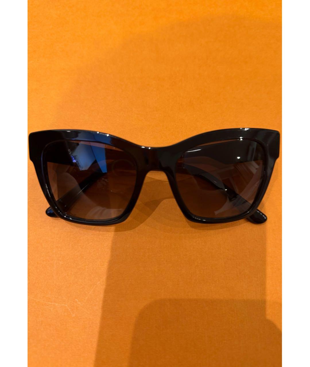 DOLCE&GABBANA Черные пластиковые солнцезащитные очки, фото 6