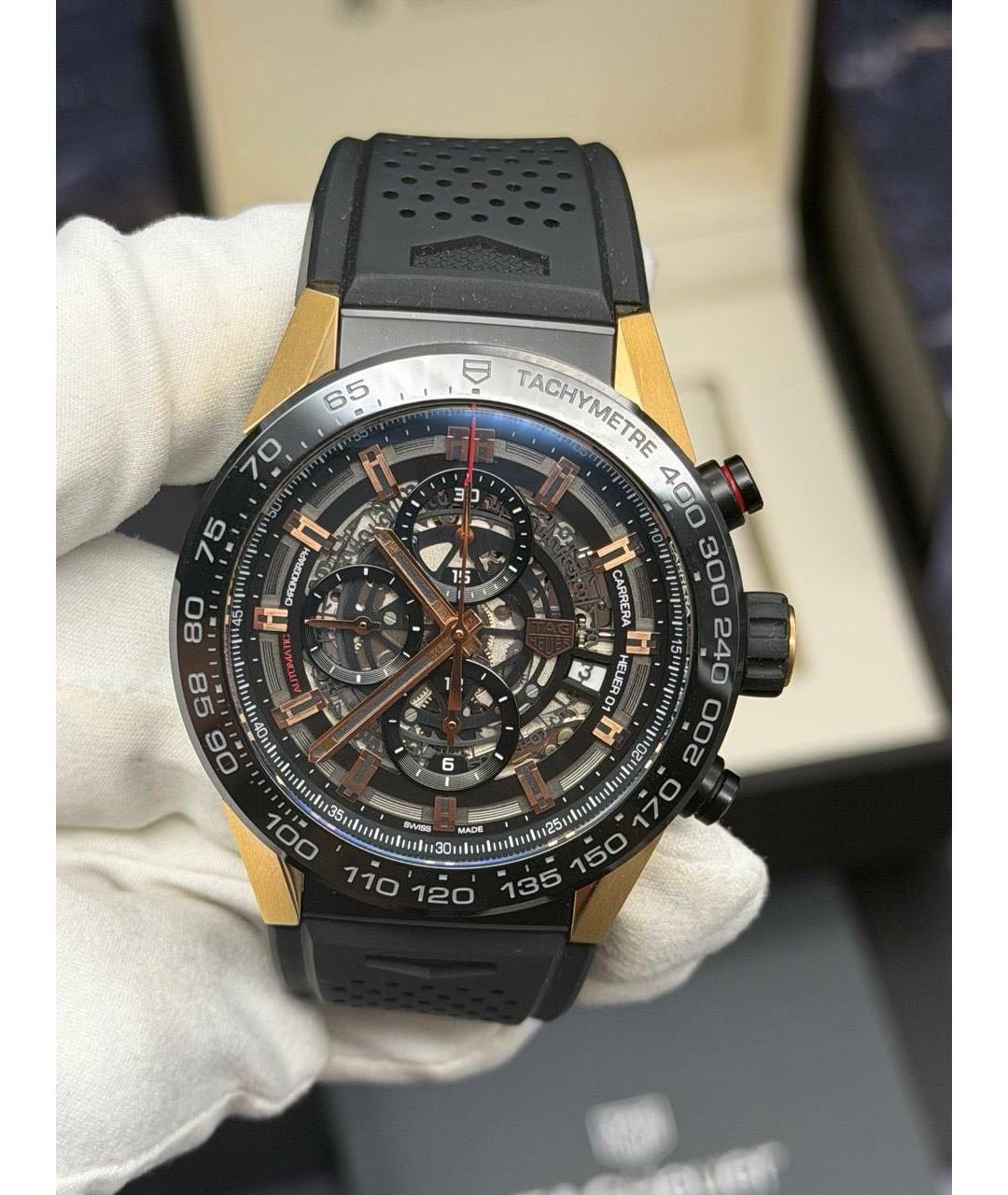 TAG HEUER Черные часы, фото 6