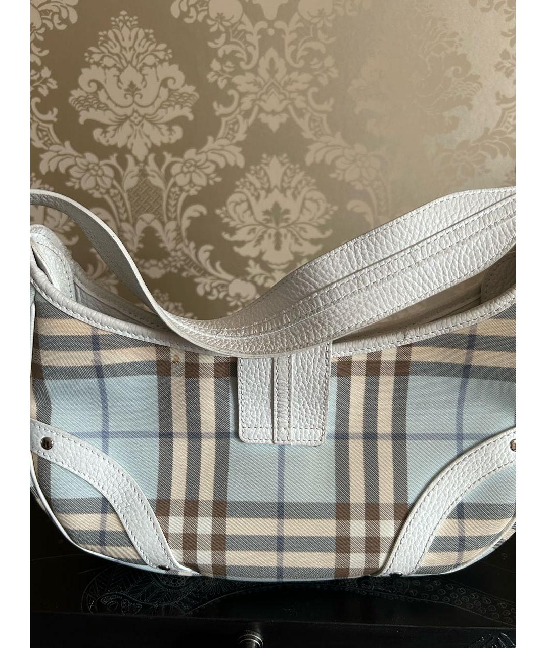 BURBERRY Голубая сумка через плечо, фото 3