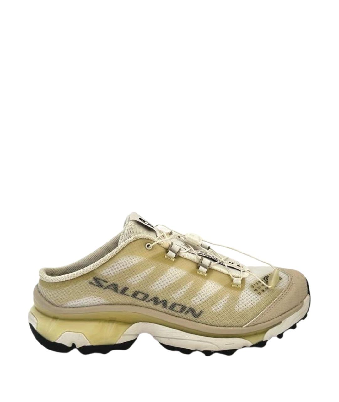 MM6 MAISON MARGIELA Белые текстильные низкие кроссовки / кеды, фото 1