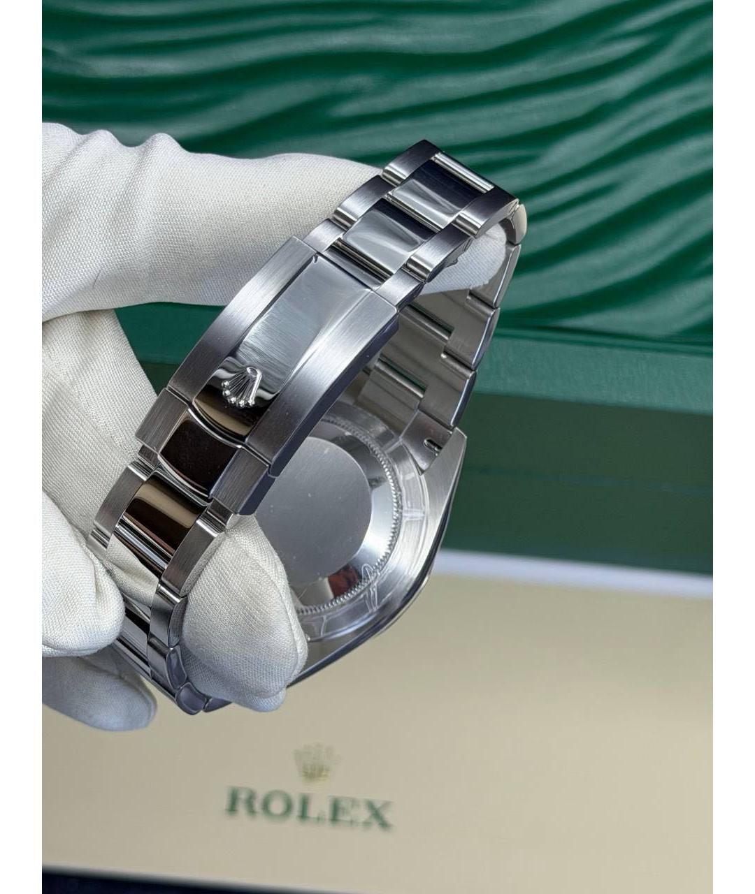 ROLEX Синие металлические часы, фото 7