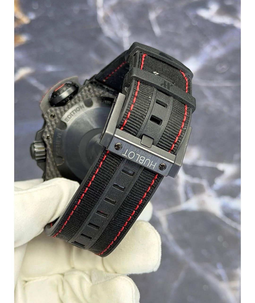 HUBLOT Черные карбоновые часы, фото 4
