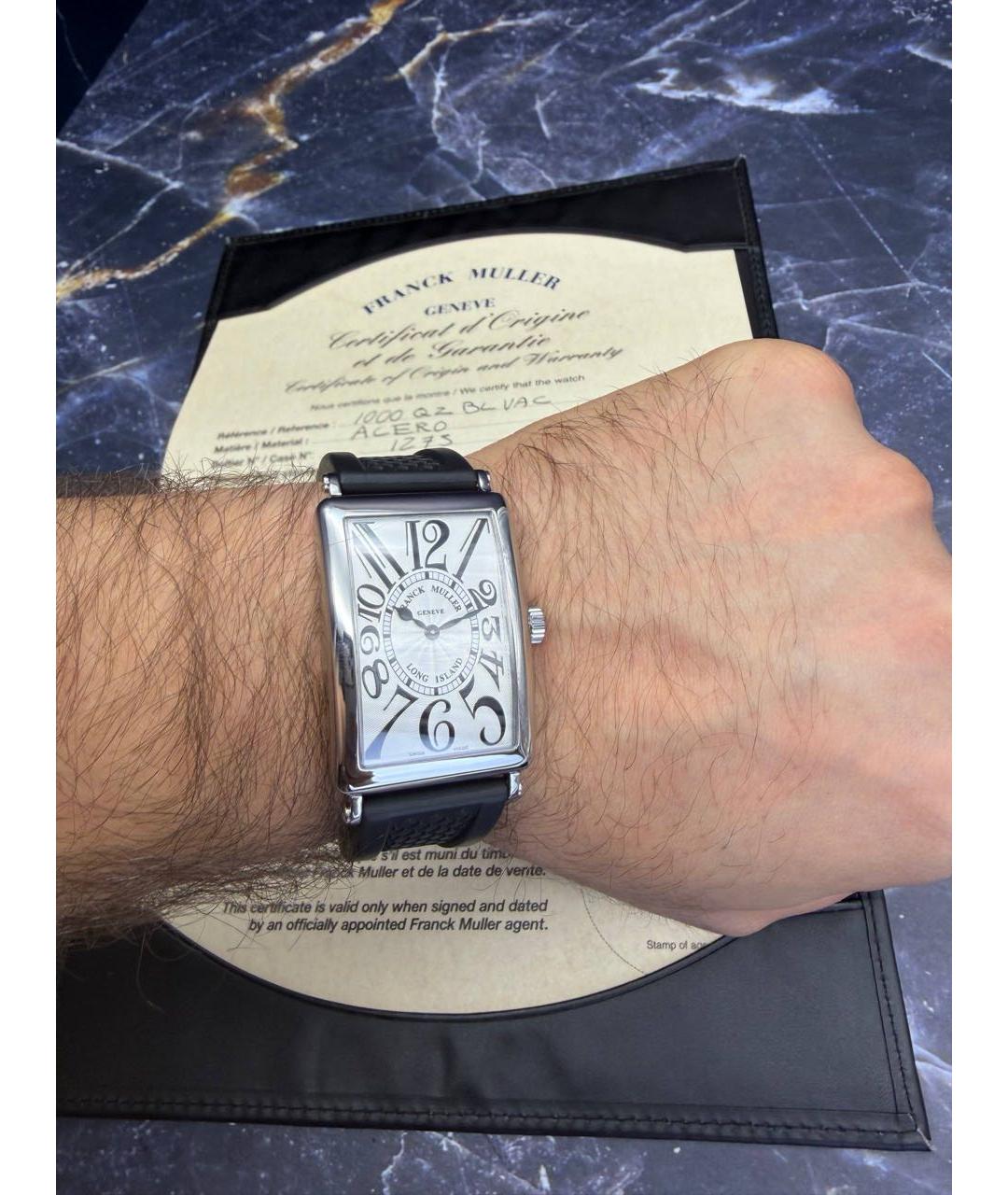 FRANCK MULLER Серебряные металлические часы, фото 6