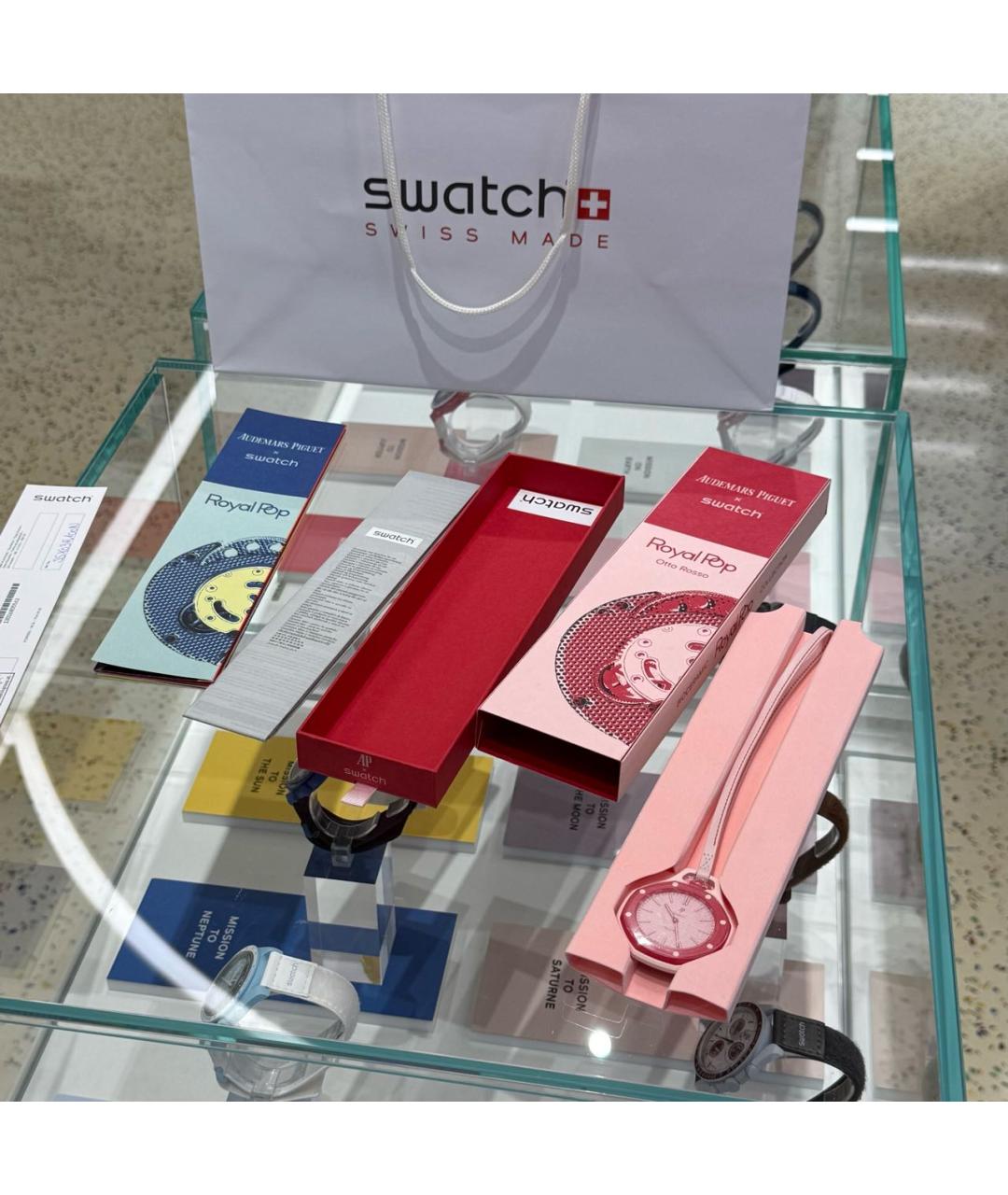 Swatch Коралловые керамические часы, фото 2