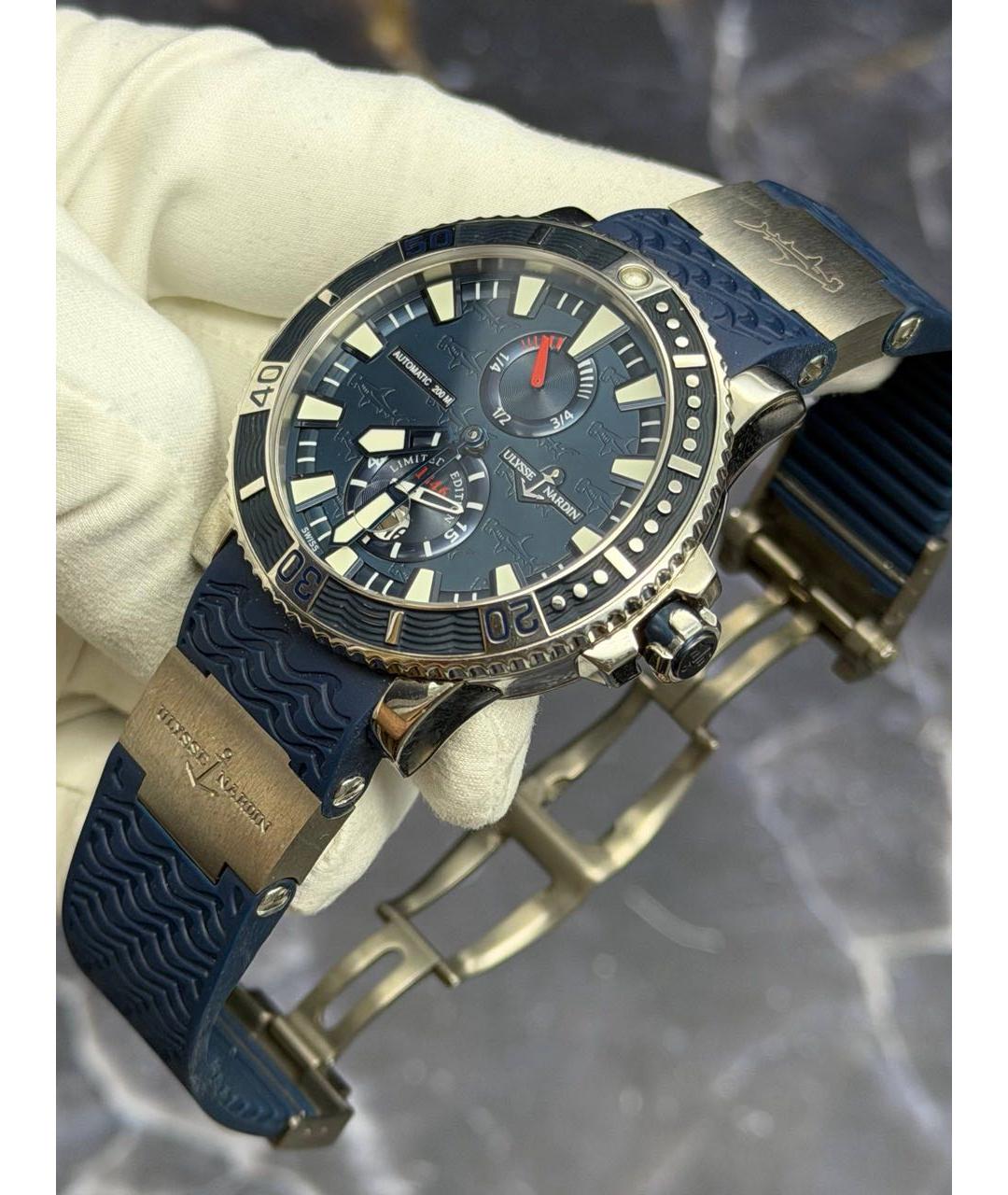 Ulysse Nardin Темно-синие часы, фото 2