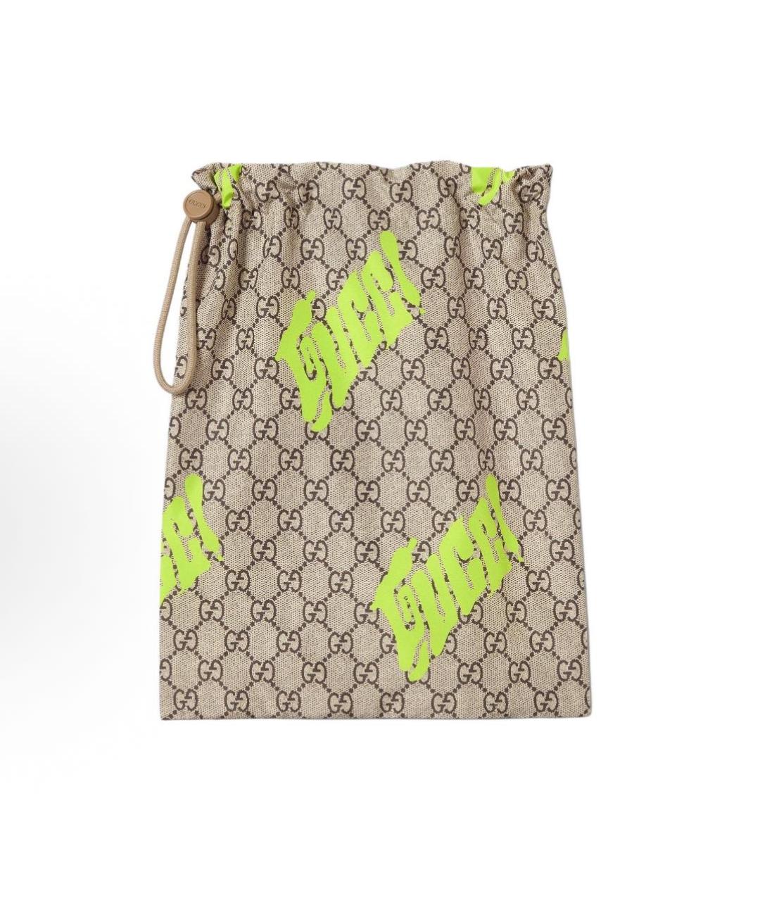 GUCCI Бежевые хлопко-эластановые шорты, фото 2