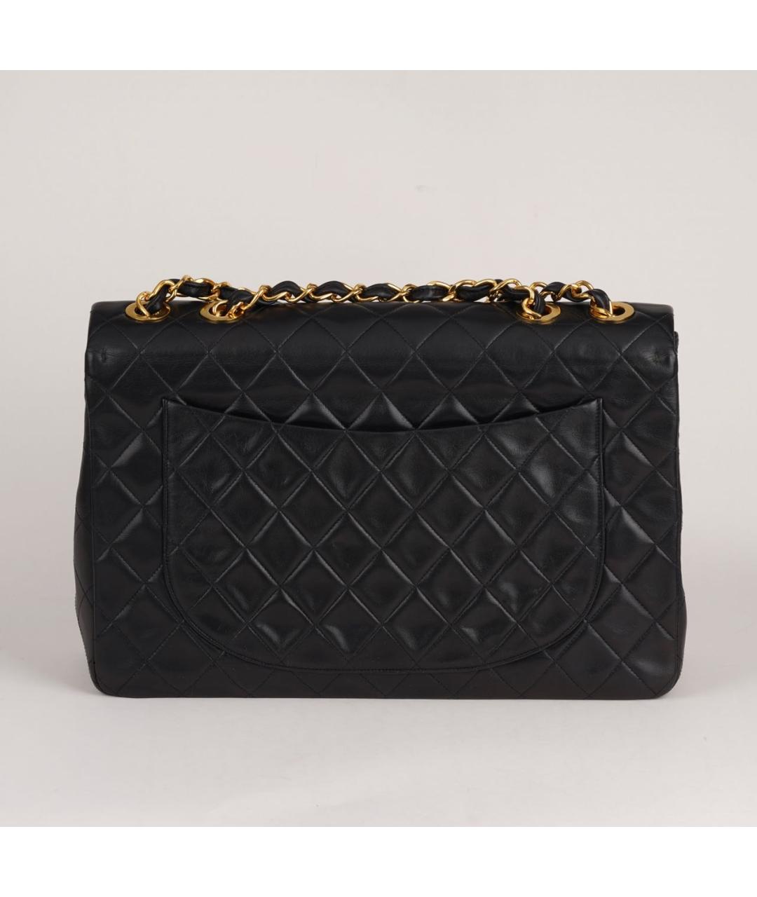 CHANEL Черная кожаная сумка через плечо, фото 4