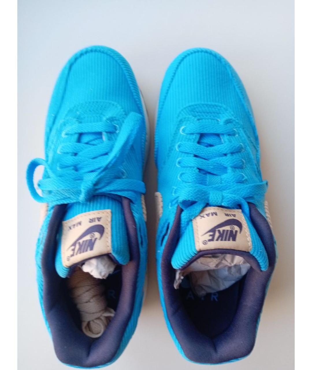 NIKE Голубые текстильные кроссовки, фото 3
