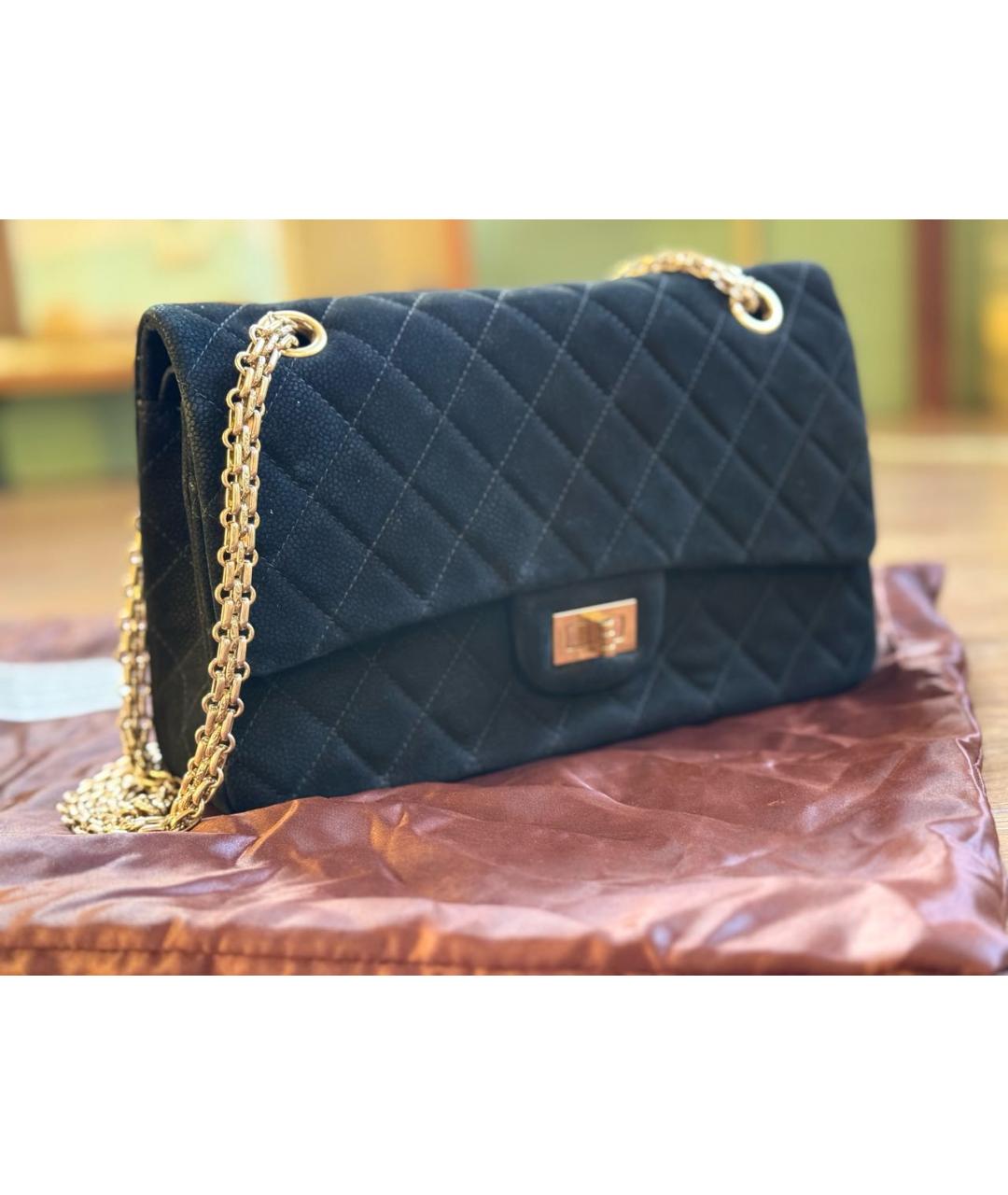 CHANEL Черная тканевая сумка через плечо, фото 2