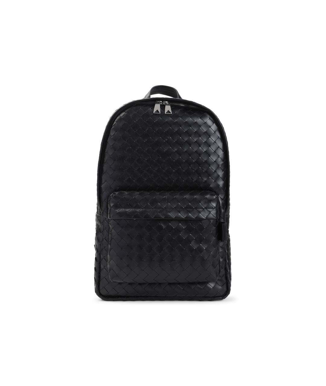 BOTTEGA VENETA Черный кожаный рюкзак, фото 1