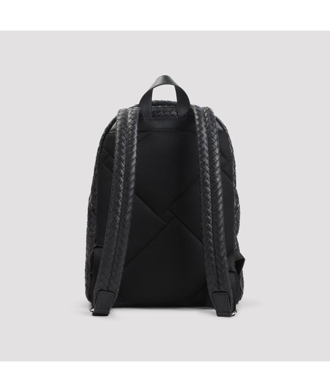 BOTTEGA VENETA Черный кожаный рюкзак, фото 2