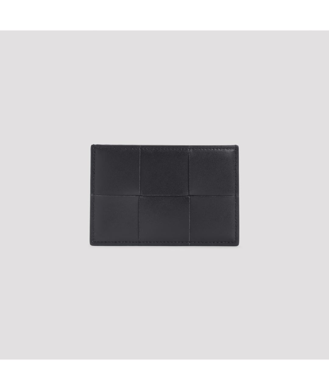 BOTTEGA VENETA Черный кожаный кошелек, фото 2