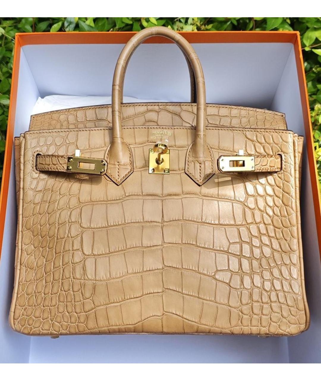 HERMES Сумка с короткими ручками из экзотической кожи, фото 2