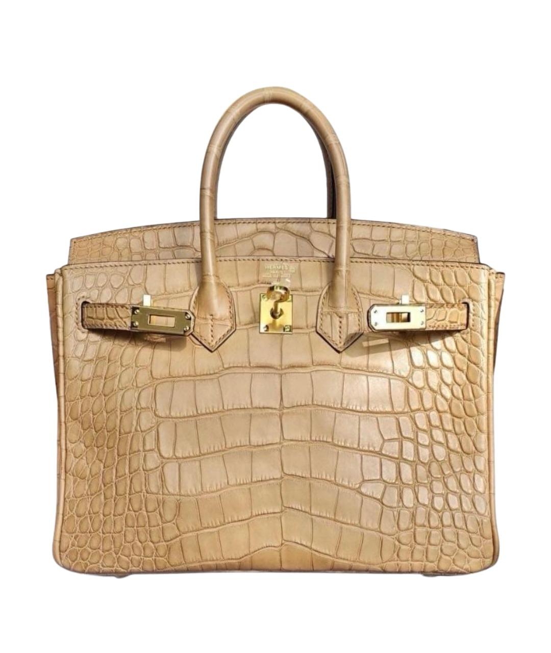 HERMES Сумка с короткими ручками из экзотической кожи, фото 1