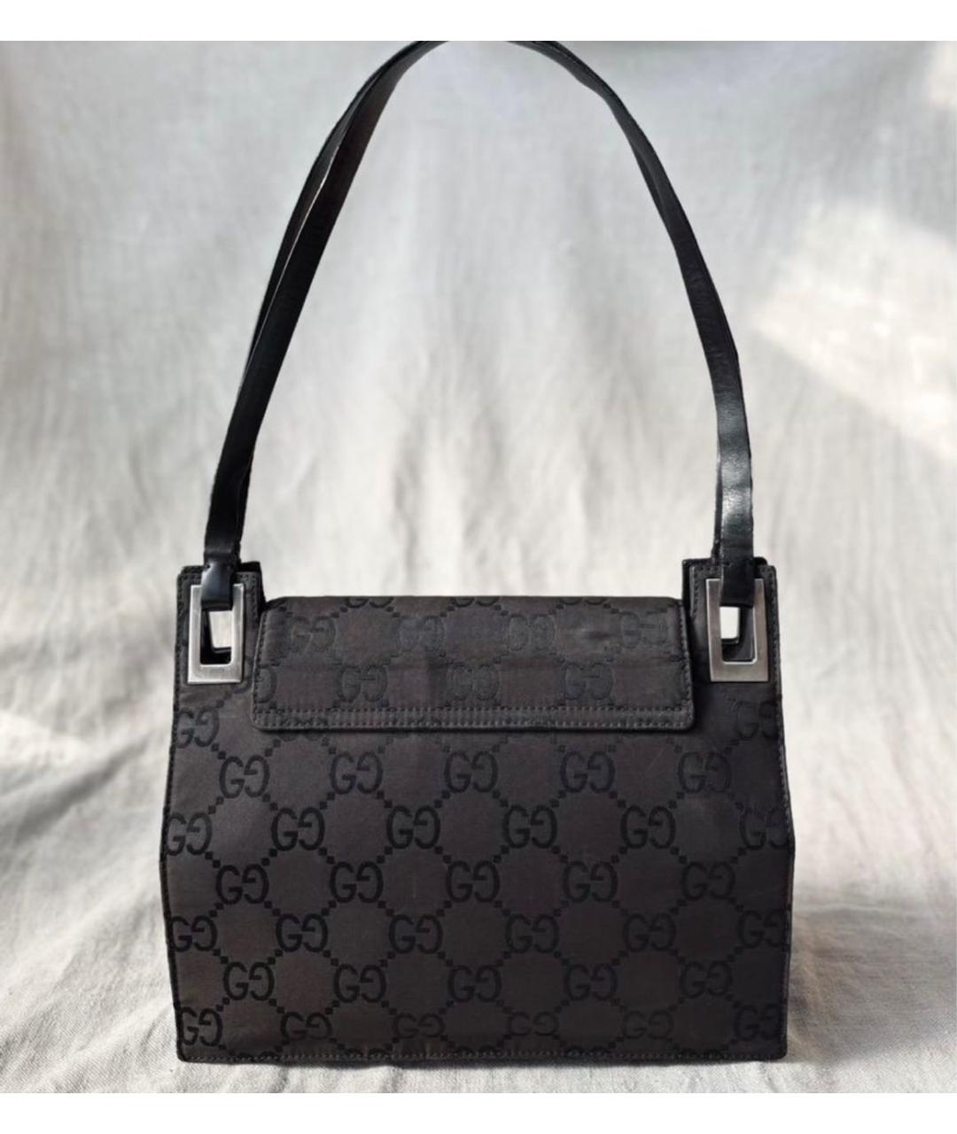 GUCCI Коричневая кожаная сумка с короткими ручками, фото 2