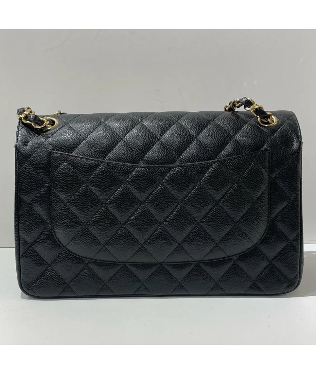 CHANEL Черная кожаная сумка через плечо, фото 3