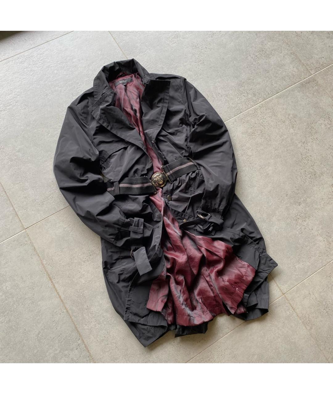 GUCCI Черный тренч/плащ, фото 2