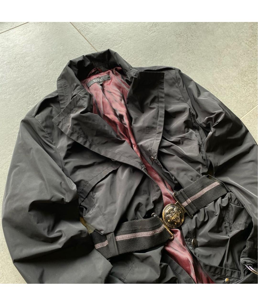GUCCI Черный тренч/плащ, фото 3