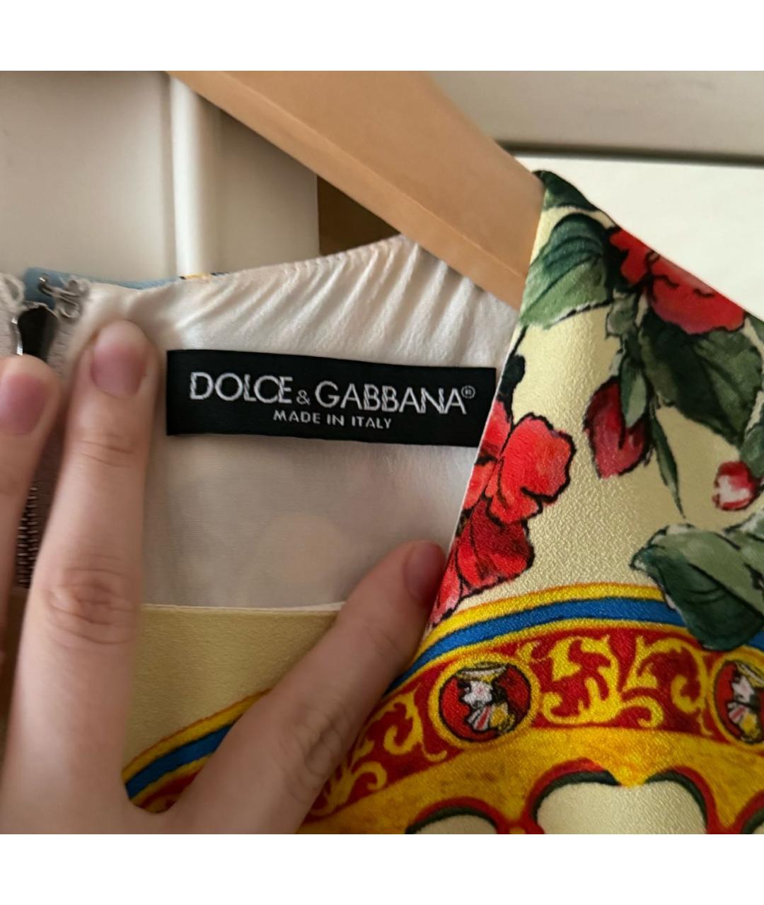 DOLCE&GABBANA Хлопковое вечернее платье, фото 4