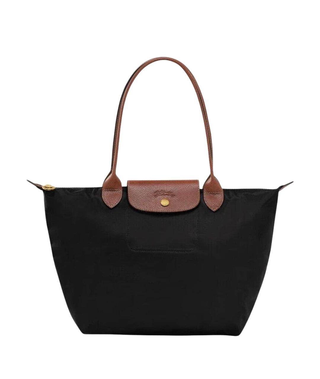 LONGCHAMP Черная сумка тоут, фото 1