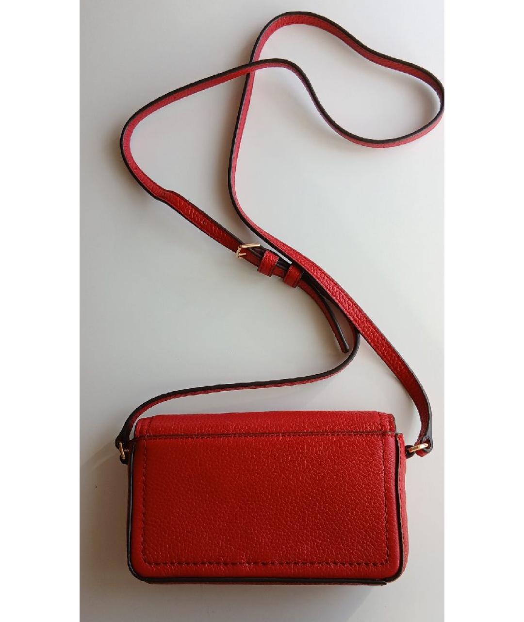 MARC JACOBS Красная кожаная сумка через плечо, фото 2