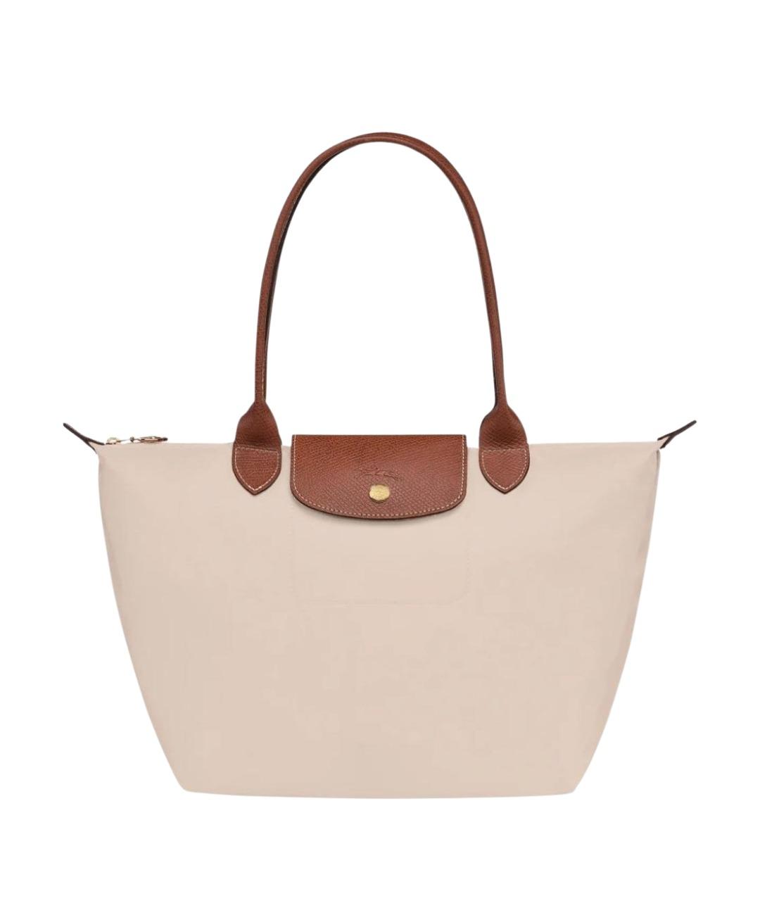 LONGCHAMP Бежевая сумка тоут, фото 1