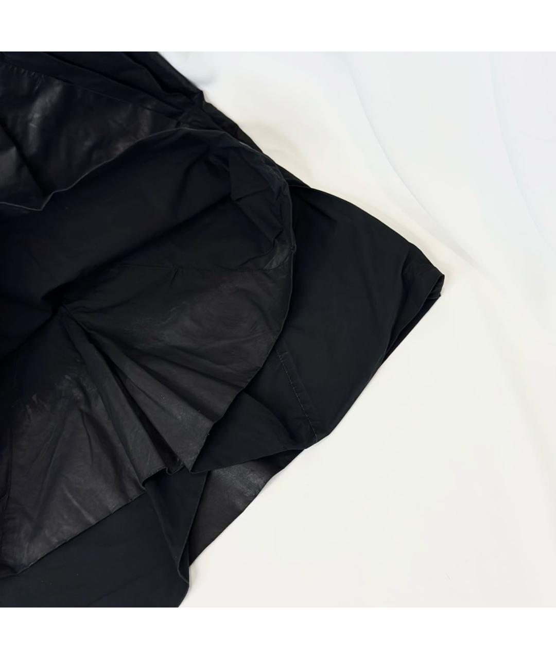 RICK OWENS Черные хлопковые шорты, фото 4